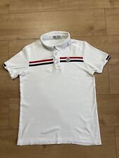 Moncler white polo for sale  HUDDERSFIELD