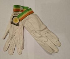 Gants Cuir Blanc Femme ancien Women leather glove vintage d'occasion  Thorigny-sur-Oreuse