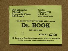 Hook concert ticket for sale  PRESTONPANS