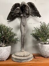 Engelfigur skulptur gusseisen gebraucht kaufen  Versand nach Germany