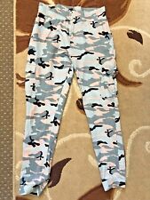 Select camo print joggers with zip front small size 14 for sale  SHERBORNE