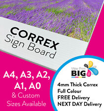 Correx signs printed for sale  GLASGOW