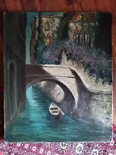 Tableau venise pont d'occasion  Aix-les-Bains