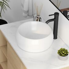 Bathroom Vessel Sink 390 x 390 x 160mm Round Ceramic ERIDANUS for sale  Shipping to South Africa