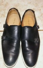 Zara Man Black BUCKLED LEATHER SHOES EU 43, used for sale  Shipping to South Africa