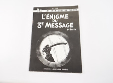 Tintin énigme message d'occasion  Saint-Pourçain-sur-Sioule