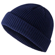 Mini gorro pescador curto masculino inverno malha quente com nervuras boné caveira comprar usado  Enviando para Brazil