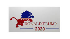 Usado, Adesivo de vinil decalque branco Donald Trump Lion Party 2000 (3,75"x7,5") comprar usado  Enviando para Brazil