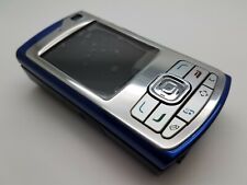 (Vodafone/Lebara/Talkmobille) telefono cellulare scorrevole blu in ottime condizioni Nokia N80 usato  Spedire a Italy
