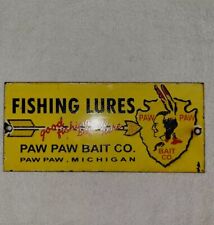 vintage fishing signs for sale  Crandall
