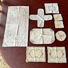 Embroidered linens runners for sale  Hightstown