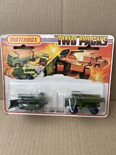 Matchbox twopacks military for sale  LEEDS