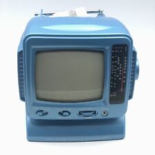 Receptor de Radio TV Miniatura Negro Blanco TV Radio AM FM Azul Cerdos Caja Original Probada, usado segunda mano  Embacar hacia Argentina