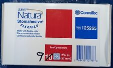 9 ct Convatec 125265 Sur-fit Natura Stomahesive Flexible Barrier 5" X 5" 2 1/4" for sale  Shipping to South Africa