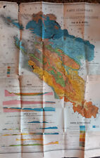 Carte geologique 1852 d'occasion  Ars-en-Ré