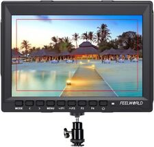 Usado, Monitor de video de campo de cámara FEELWORLD FW759 7 pulgadas LCD HD 1280x800 4K entrada HDMI segunda mano  Embacar hacia Argentina