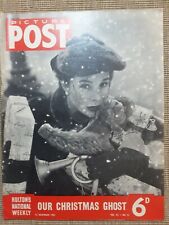 Vintage Picture Post Dec 22 1951 Christmas Issue Bettina Graziani Billy Budd usato  Spedire a Italy
