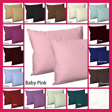 Plain Dyed PolyCotton Housewife Pillow Cases Pair Pack, 20 Colours Standard Size till salu  Toimitus osoitteeseen Sweden