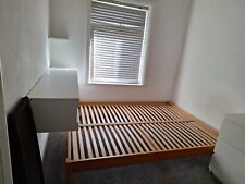 Wooden bed frame for sale  CREWE