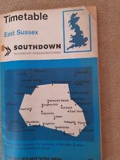 Bus timetable east for sale  HAYWARDS HEATH