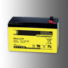 SUN Battery SB12-7.2 Ołowiowy akumulator włókninowy 12V 7,2Ah "VdS V0-wersja FR" na sprzedaż  Wysyłka do Poland