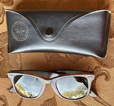 Óculos de sol vintage B&L 5022 Ray-Ban armação de tartaruga lente verde Wayfarer com estojo comprar usado  Enviando para Brazil