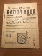 1940s ration book for sale  SWADLINCOTE