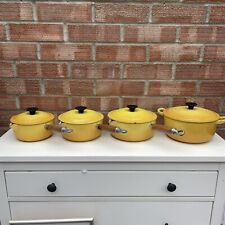 Creuset yellow saucepan for sale  SOUTHAMPTON