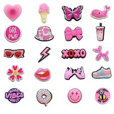 Girls Pink Croc Charms Jibbitz 20Pcs Mega Value Bundle - FREE POSTAGE for sale  Shipping to South Africa