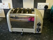 DUALIT 4 SLICE  CLASSIC TOASTER-  STAINLESS STEEL AND GREY  FINISH for sale  Shipping to South Africa