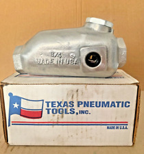Lubricador en línea Texas Pneumatic Tools TX-1L-BS 3/4 hecho en EE. UU. segunda mano  Embacar hacia Mexico