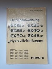 Betriebsanleitung hitachi hydr gebraucht kaufen  Wanzleben