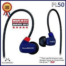 Usado, Fones de ouvido Soundmagic PL50 Balance Armature hifi intra-auriculares IEM AZUL comprar usado  Enviando para Brazil