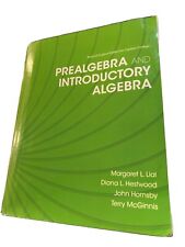 Prealgebra introductory algebr for sale  Fullerton