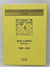 Game Encyclopedia Of Chess Openings Ruy Lopez Open Def C80-C83 abril 1996 14/78 comprar usado  Enviando para Brazil