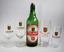 Bouteille + 4 Verres Bière de COLMAR - Alsace d'occasion  Colmar