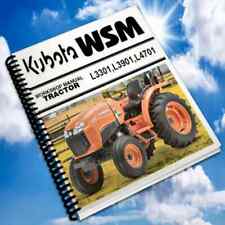 Kubota L3301 L3901 L4701 Tractor WSM Service Manual Owners Rare Custom PDF CD   for sale  Canada