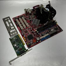 Placa-mãe MSI 865GVM2-LS MS-7037 V. 1 soquete com Intel Celeron e placa de modem e RAM comprar usado  Enviando para Brazil