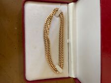 14K Solid Yellow Gold Cuban Link Chain Necklace  24” 3mm width Men's Women for sale  Miller Place