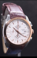 Relógio masculino Tissot Couturier cronógrafo taquímetro mostrador branco movimento quartzo comprar usado  Enviando para Brazil