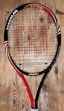 Wilson BLX Six.One Lite Tennis Racket, Black / Red, 102 / 4 1/4 + Racket Case for sale  Shipping to South Africa