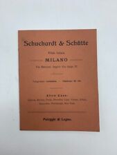 Schuchardt schutte milano. usato  Italia