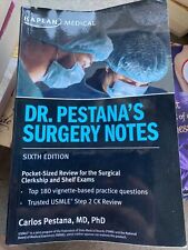 Notas de cirugía del Dr. Pestanas: revisión de bolsillo para la secretaría quirúrgica segunda mano  Embacar hacia Argentina