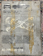 Manual TRIUMPH TR4 & TR4A 1961-1967 Autobook Workshop HC Autopress Kenneth Ball comprar usado  Enviando para Brazil