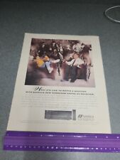 SANSUI Surround Sound AV Receiver 1990 Vtg Print Ad 9.5"x12" retro electronics for sale  Shipping to South Africa