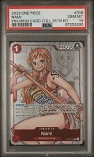 Usado, PSA 10 Nami Alt Art Manga One Piece Premium Coll. Cartão 25º aniversário inglês comprar usado  Enviando para Brazil