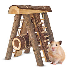 Natural wooden hamster for sale  GLASGOW
