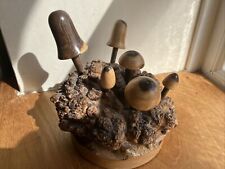 Wooden mushroom ornamental for sale  ABERGELE