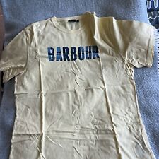 Barbour shirt yellow for sale  NEWBURY