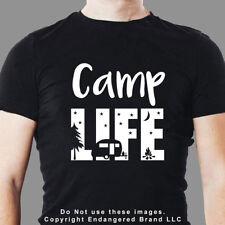 Camp life silhouette for sale  Ruidoso
